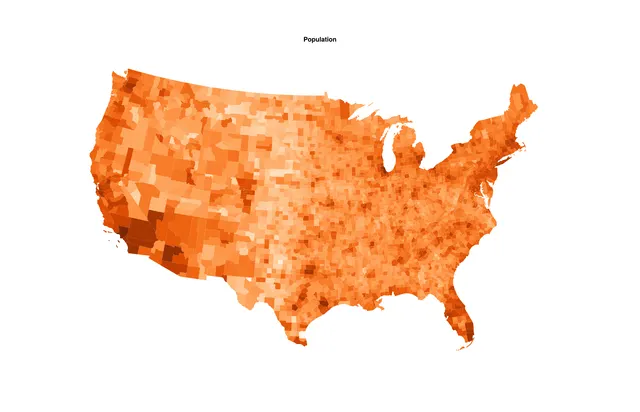Logarithmic Transformation of Population