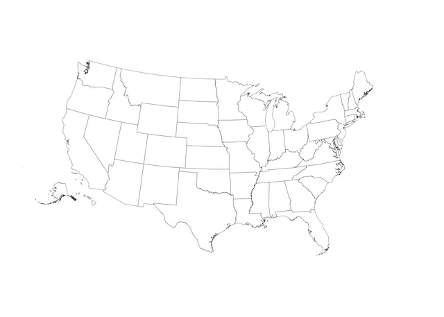 Alaska and Hawaii Insets